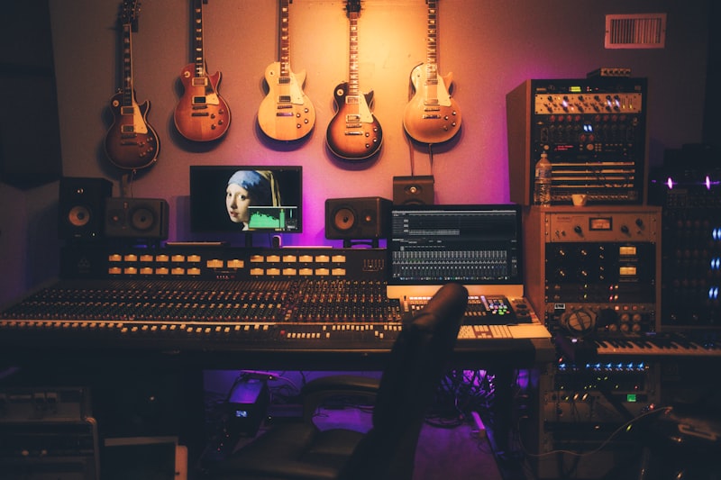 Studio audio mixer